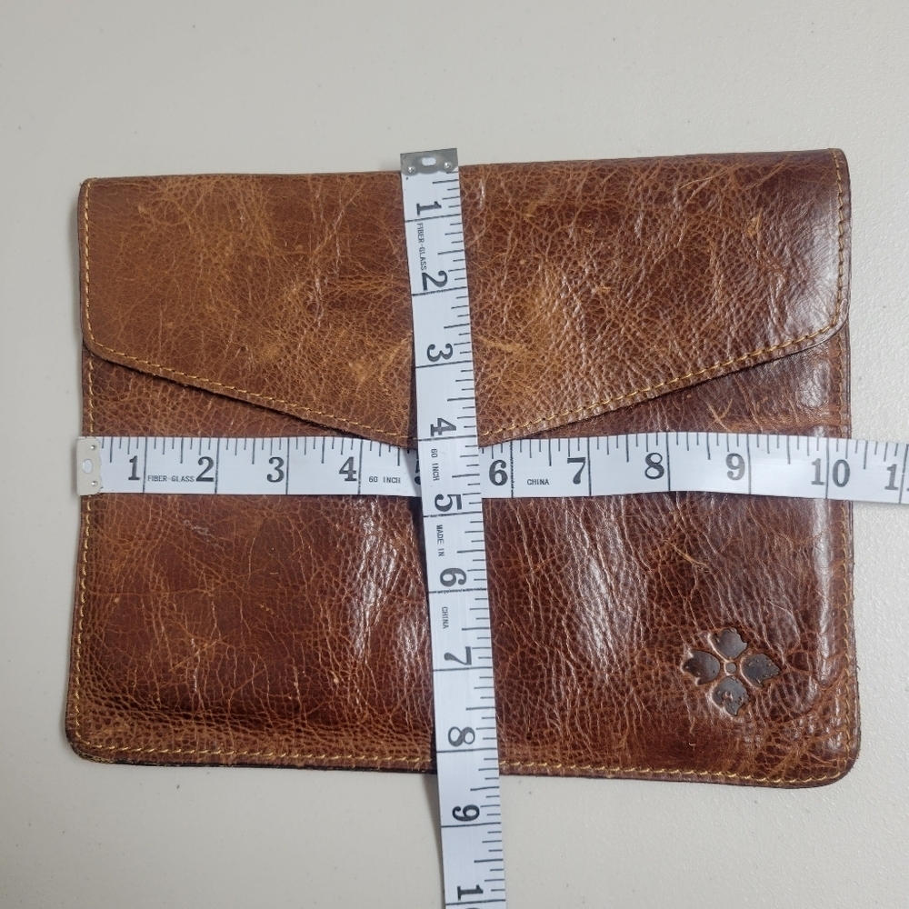 Patricia Nash Brown Leather Wallet Clutch. - Picture 12 of 14